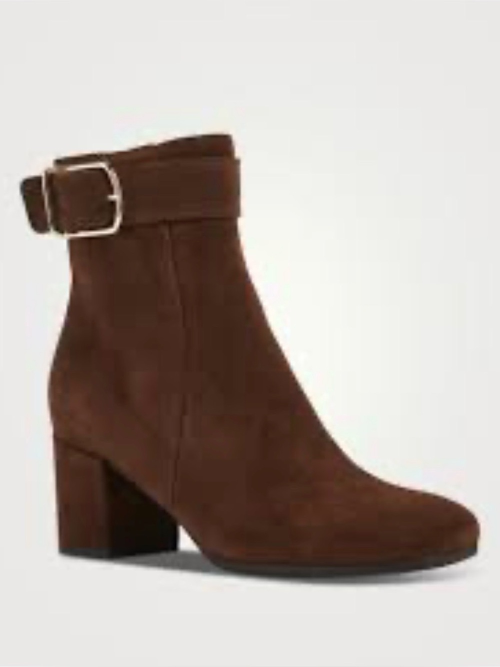 🆕 La CANADIENNE Jesse Waterproof Suede Buckle Ankle Boots